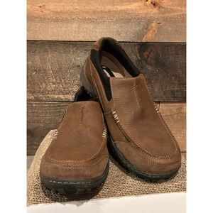 Nunn Bush Portage All Terrain Shoes Men's 11 Brown Moc Toe Slip On 84227-276 EUC
